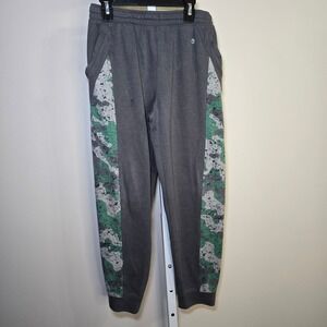Xersion Boys Gray Camo Jogger Sweatpants Size‎ L Activewear Athleisure sz 14/16